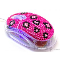 Crystal USB Optical Computer Mouse